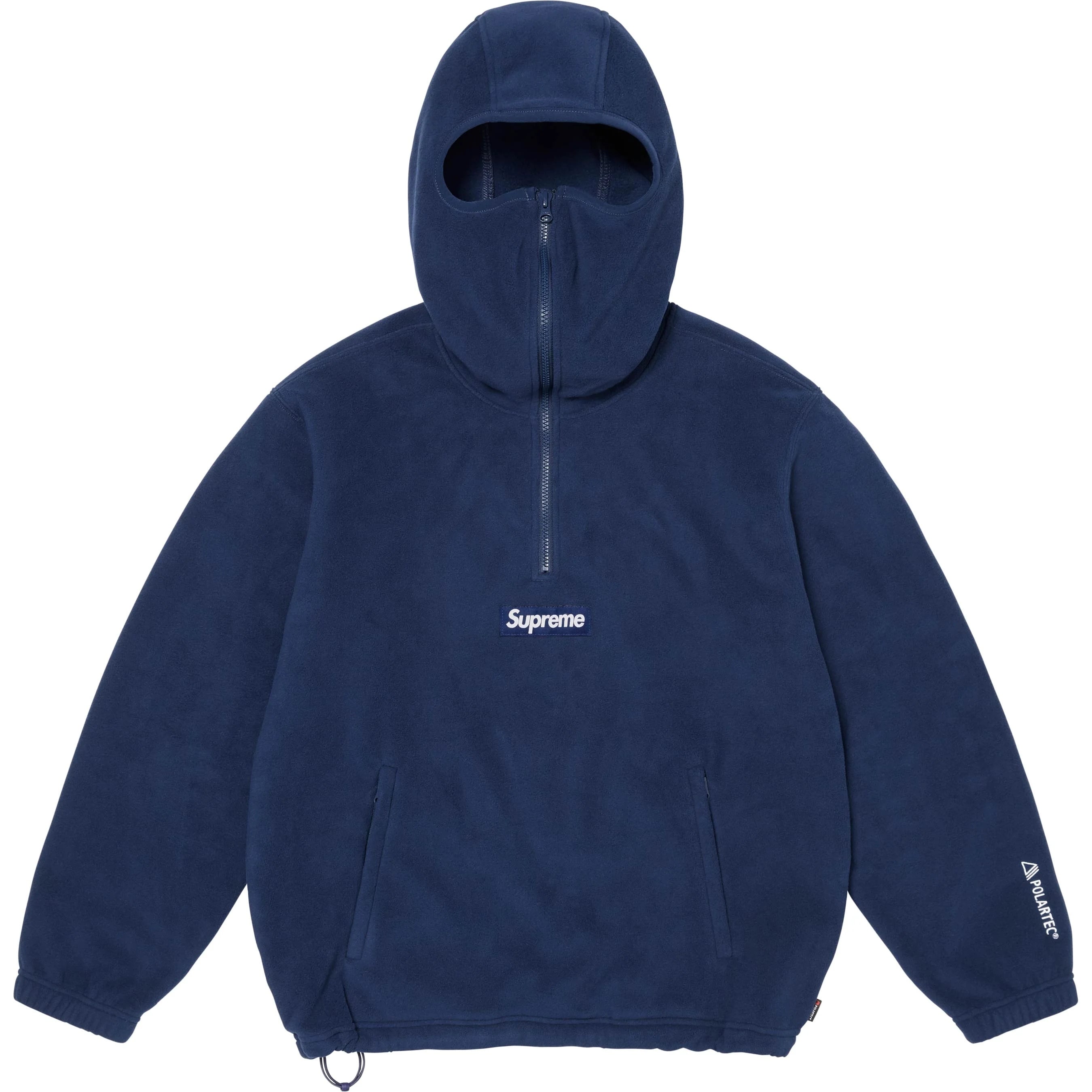 Polartec® Facemask Half Zip Hooded Sweatshirt view 12